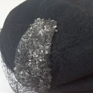 Vintage | Accessories | Black Hat With Veil 5s Vintage  display picture 1